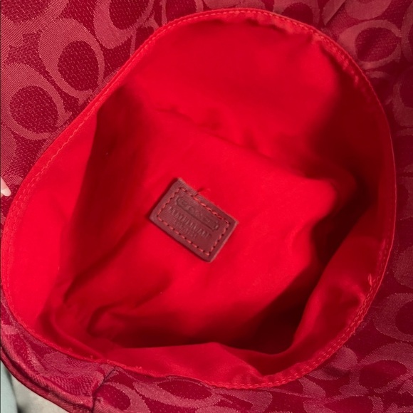 Coach Red Bucket Hat - Picture 2 of 2